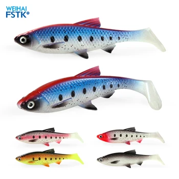 

Artificial lifelike big soft lure large 3D eye soft baits 15cm/36g swimbaits wobbler pike bass rig fishing