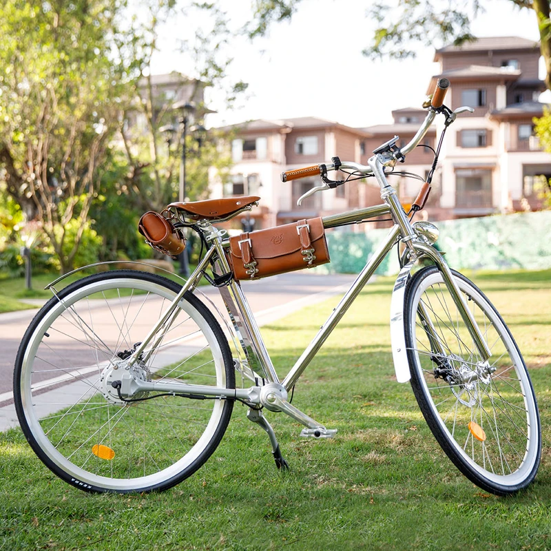 Электрический велосипед Sheng milo 350 Вт ebike ретро электрический Cruiser классический
