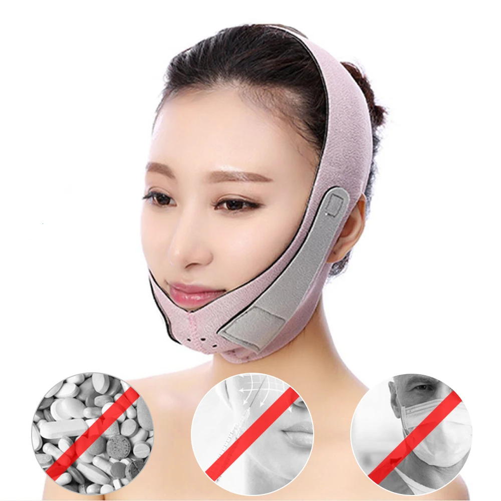 

Firming Mask V-Line Lift Up Mask Cheek Chin Neck Slimming Thin Belt Strap Beauty Delicate Facial Face Care Tool Hot Sale