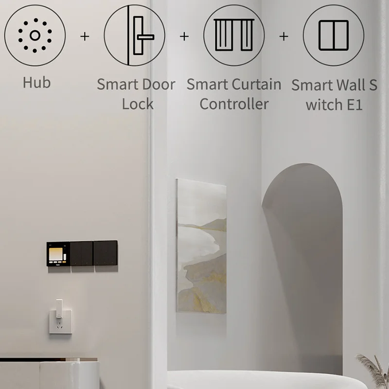 Remoto para Mijia Hub sem Fio Novo Aqara Zigbee 3.0 Usb Inteligente Gateway Conectar mi Casa Controle e1 Hub - Image 6
