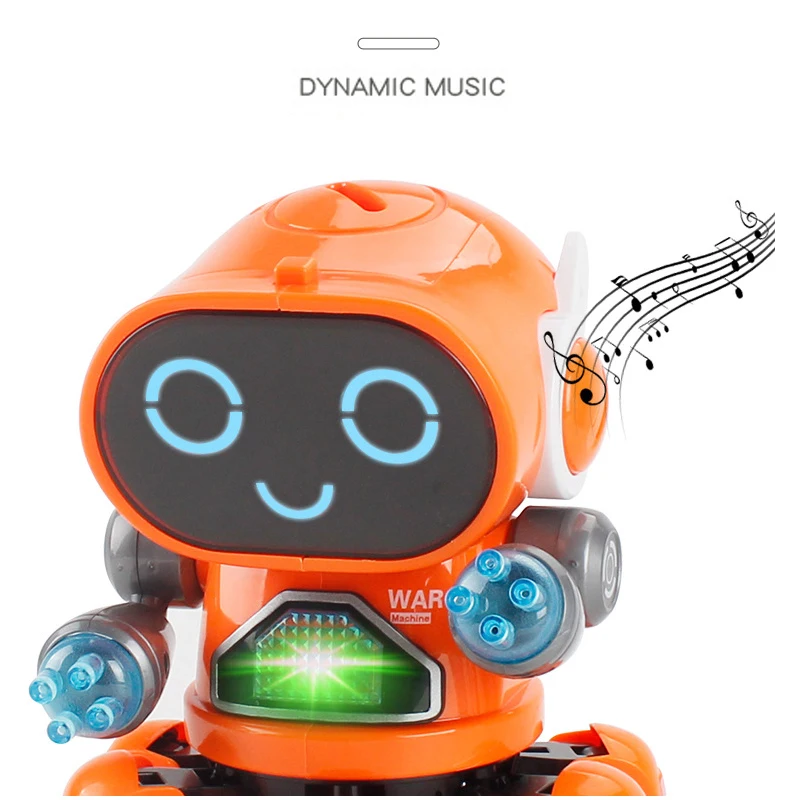 Robot Toy Intelligent Robot Mini RC Robot Toys Walking Singing Dancing Led Light Kids Educational Toys Gift