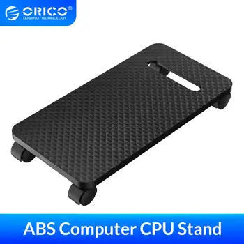 

ORICO ABS Computer CPU Stand with Wheels for Computer Cases PC Towers Waterproof CPU Holder Black