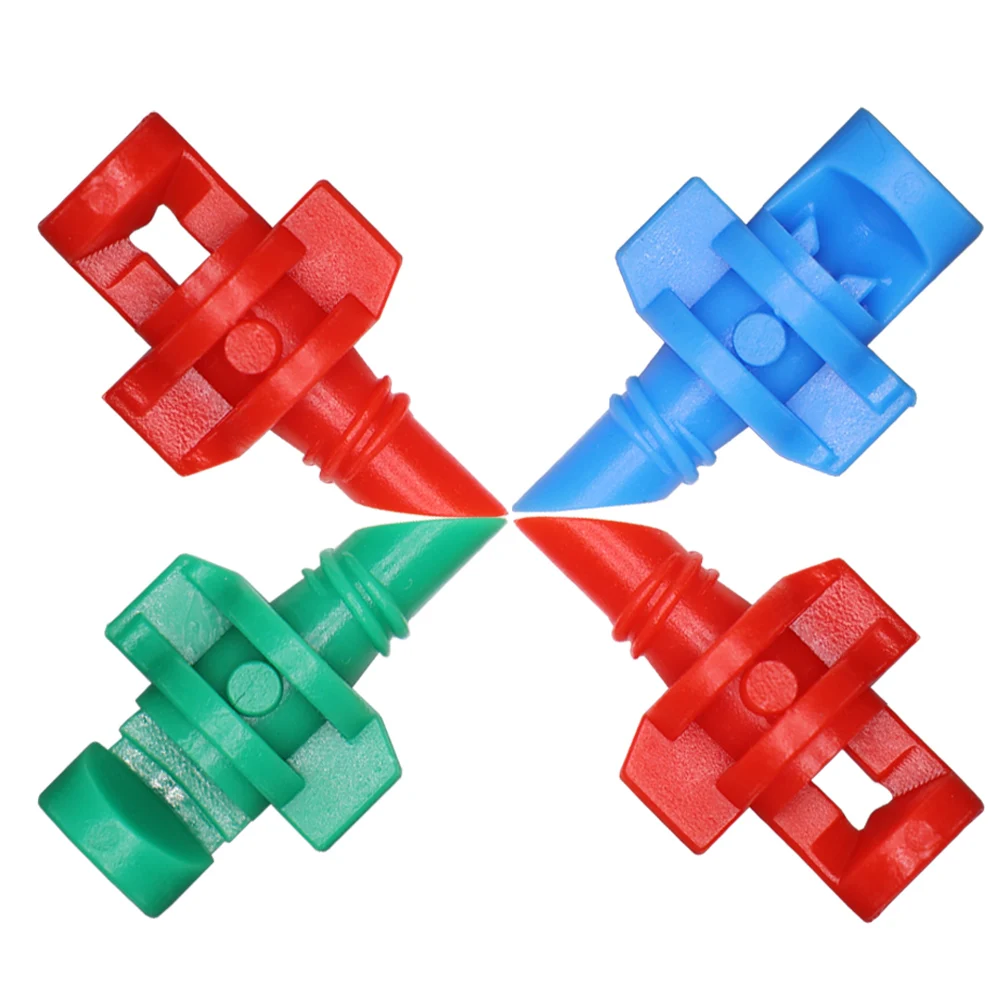 

100PCS 90/180/360 Degree Refraction Nozzle Garden Sprinkler Agriculture Irrigation Plant Spray Nozzle Misting for Flowers Farm
