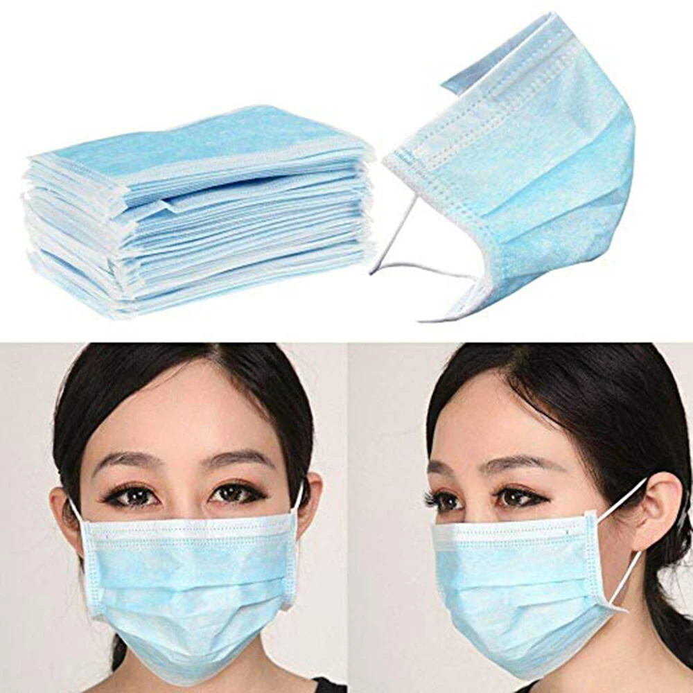 

In Stock! 10/20 pcs Disposable Dustproof Face Mouth Masks Anti PM2.5 Bacteria Proof Breathing Safety Masks Face Elastic Outdoor