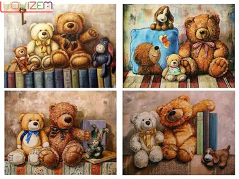 

DIY Diamond Painting "Toy Bear Landscape" Full Square/Round Drill Wall Decor Inlaid Resin Embroidery Craft 5D Cross Stitch New