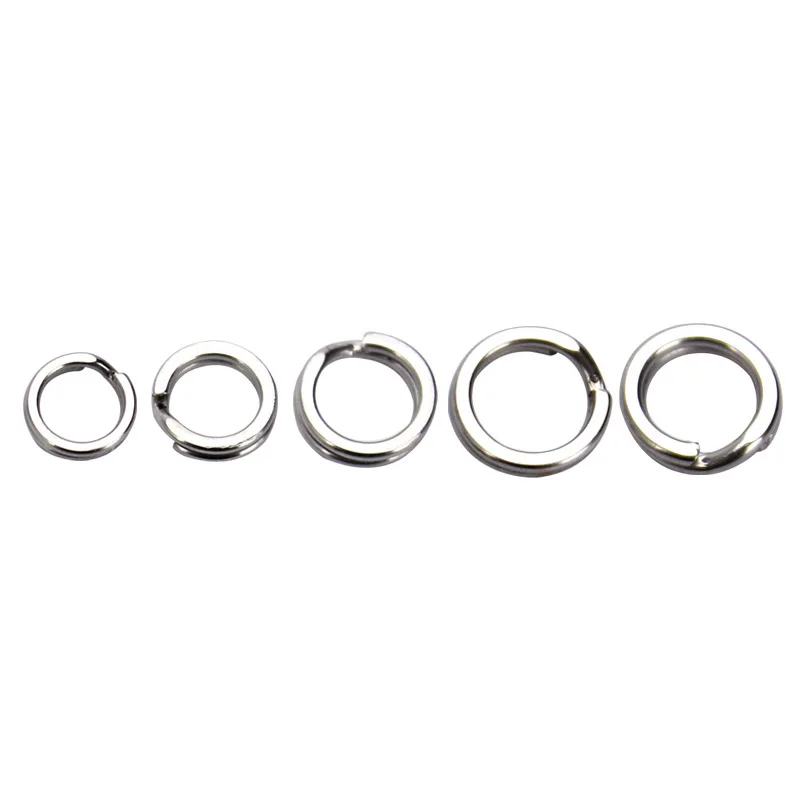 

Set Fishing connection rings Storage Stainless Steel Swivels Bait.lures