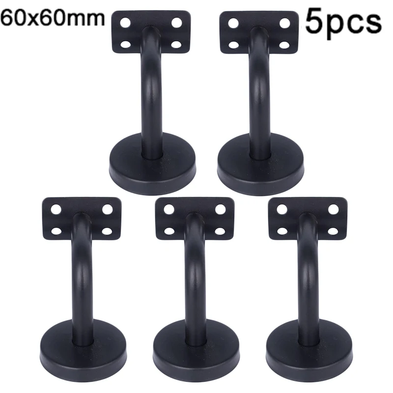

5pcs Handrail Stair Brackets Hand Rail Bracket Bannister Support Stair Handrails