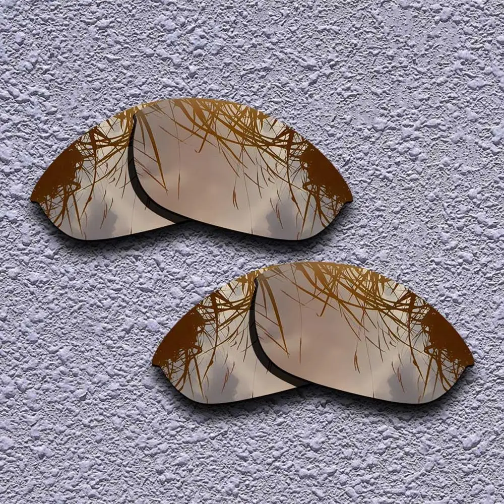 2 пары Поляризованные замена линз для Oakley половина солнечные очки к куртке-несколько вариантов - Цвет линз: Brown-Brown