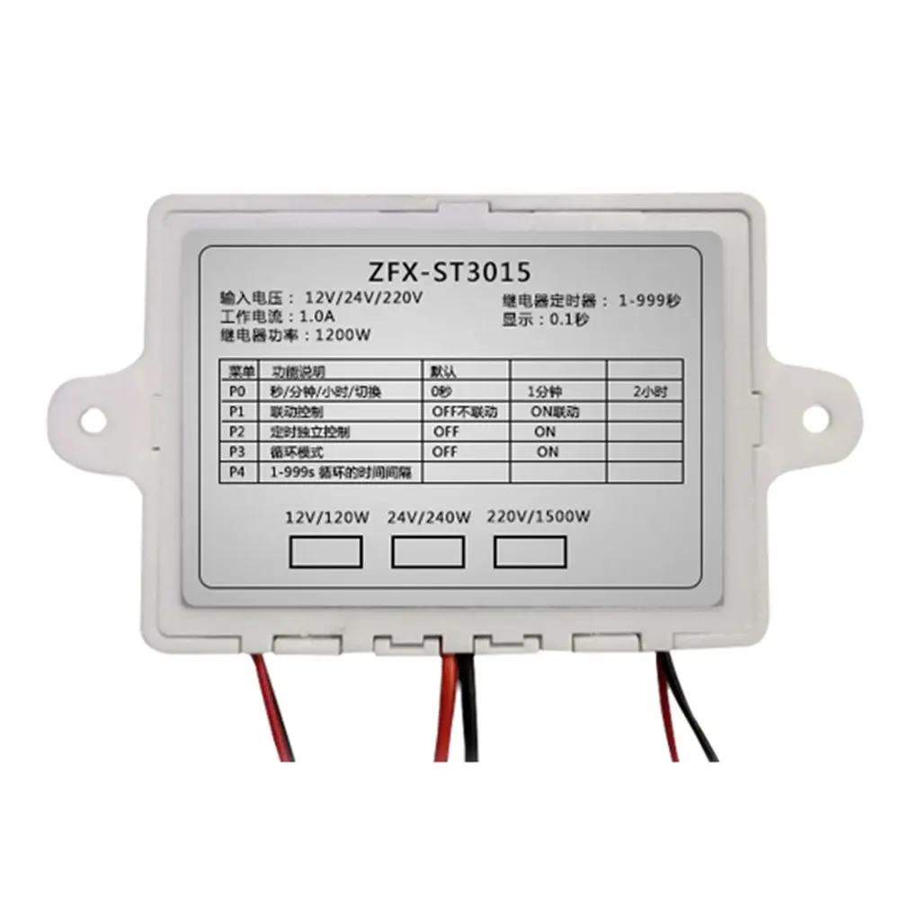ZFX-ST3015 контроллер инкубатора интеллектуальный цифровой двойной термостат регулятор температуры регулятор переключатель