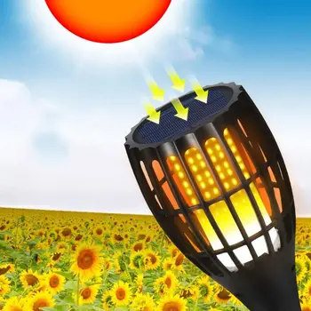 

Solar Solar Lights Upgraded, Waterproof Lights Outdoor Solar Spotlights Landscape Decoration Lighting 96 LED Dusk to Dawn Auto