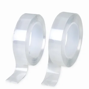 

Nano Magic Double Sided Tape Recycle Use Strong Adhesive Waterproof Transparent Super Fix Gel Grip Tape Home Improvement 2019