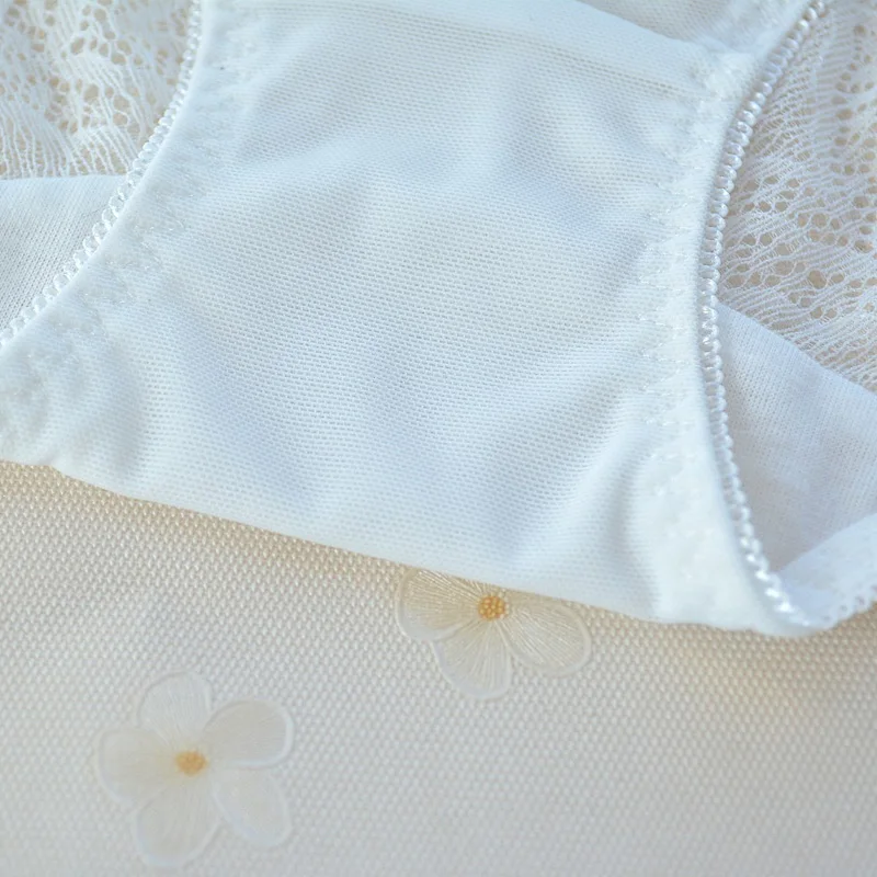 5pcs/lot Ladies Underpanties Plus Size Lingerie large size Briefs For Women Brief Female hipster Underpant Sexy Lace Underwear