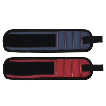 

HOT Magnetic Wrist Support Band with Strong Magnets for Holding Screws Nail Bracelet Belt Support Chuck Sports Tool Storage