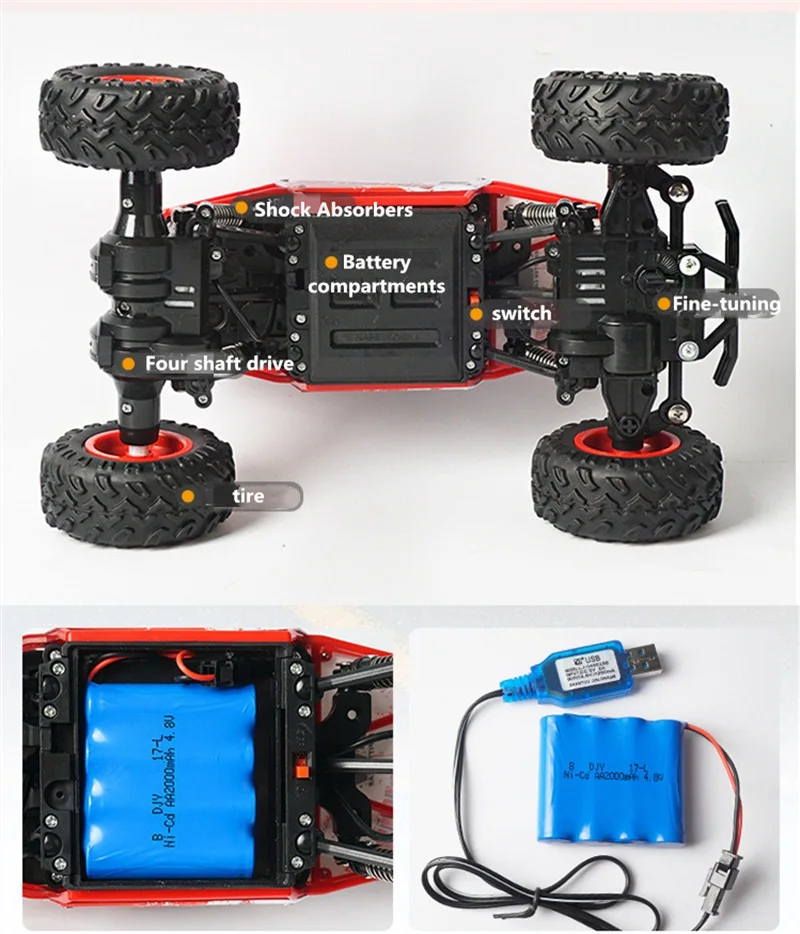 1:12 4WD RC автомобили обновленная версия 2,4G радиоуправляемые игрушечные машинки RC багги скоростные грузовики внедорожные грузовики детские игрушки