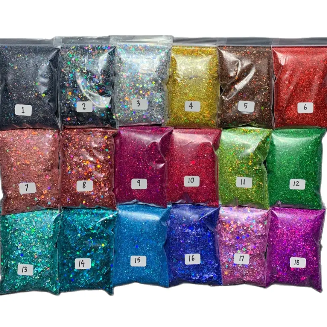 Gold Purses Weddings Party  Luminous Chunky Nail Glitters - 15 Colors-20g  Glow Dark - Aliexpress