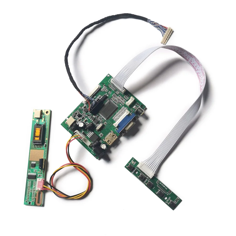Matrix 1280*800 Vga + 2Av Lvds Display Lcd A 20 Pin 1-Ccfl Controller Drive Board Kit Fai Da Te Fit Muslimate/Muslimate/Muslimate