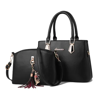 

Women's Bag 2020 New Designer Bags Luxury Handbags Woman 2 Pcs/Set Composite bags Female Leather Handbag Shoulder bag