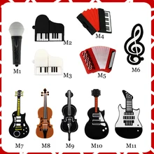 Микрофон/пианино/Флешка в виде гитары usb флэш-накопитель 64 ГБ 32 ГБ 16 ГБ 8 ГБ 4 ГБ Музыкальные инструменты Модель ручка-накопитель карта памяти u диск