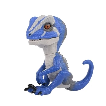 

15% Fingertip Blue Interactive Baby Dinosaur Smart Touch Induction Pet