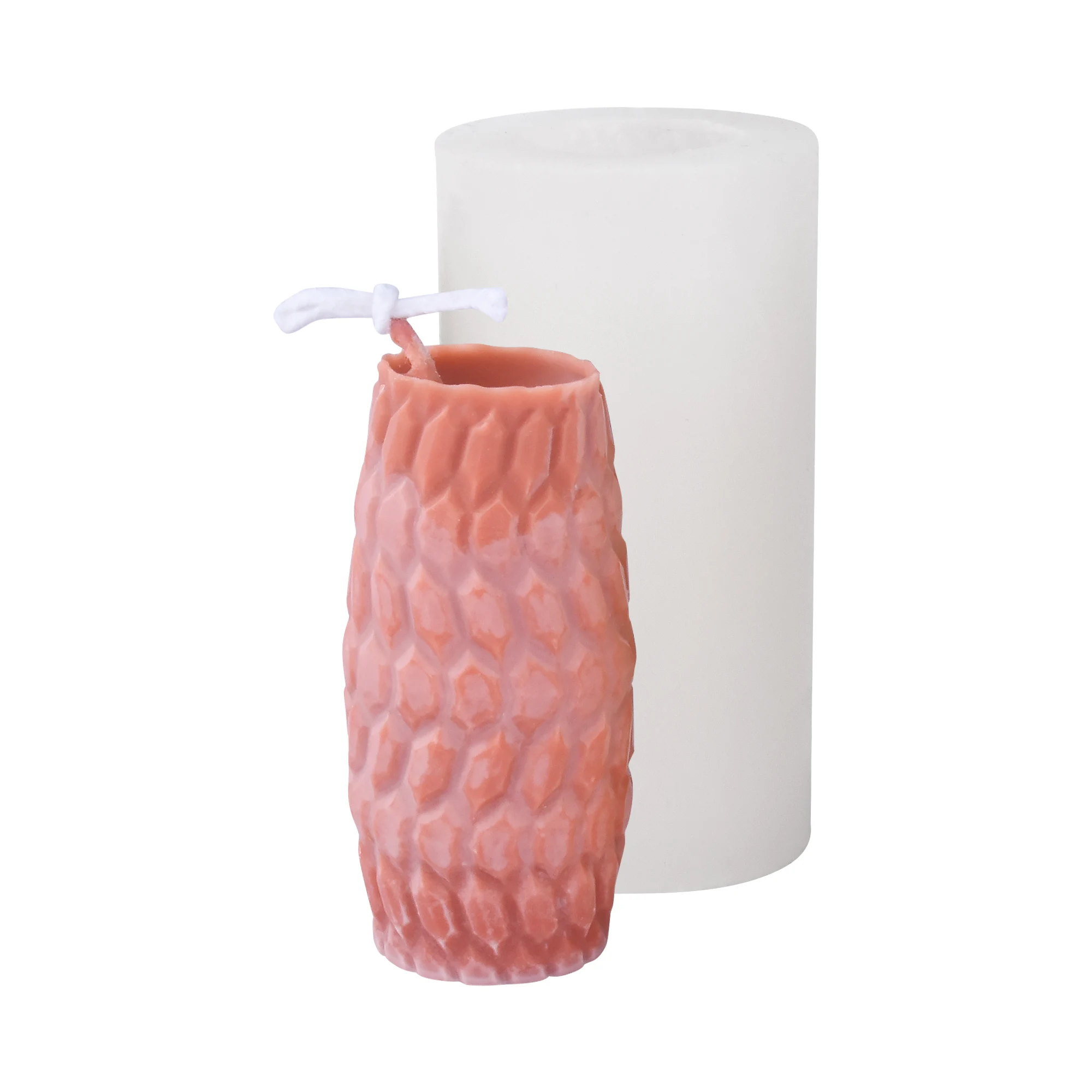 

Высококачественная форма в форме барабана Свеча на колоне, орнамент, скандинавский инструмент для ароматерапии, силиконовая форма для мыла...