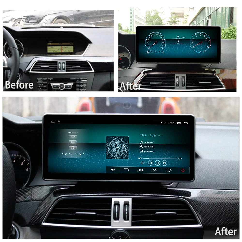 Автомобильный мультимедийный плеер стерео gps DVD Радио Навигация Android экран для Mercedes Benz C Class W204 MB C180 C200 C220 C230 C280