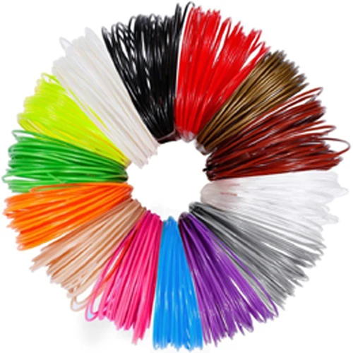 3m x 12 colors 3D Printing Material Filament PLA for 3D Pen 1.75mm Plastic Refill For 3D Impresora Drawing Printer Pen Pencil 