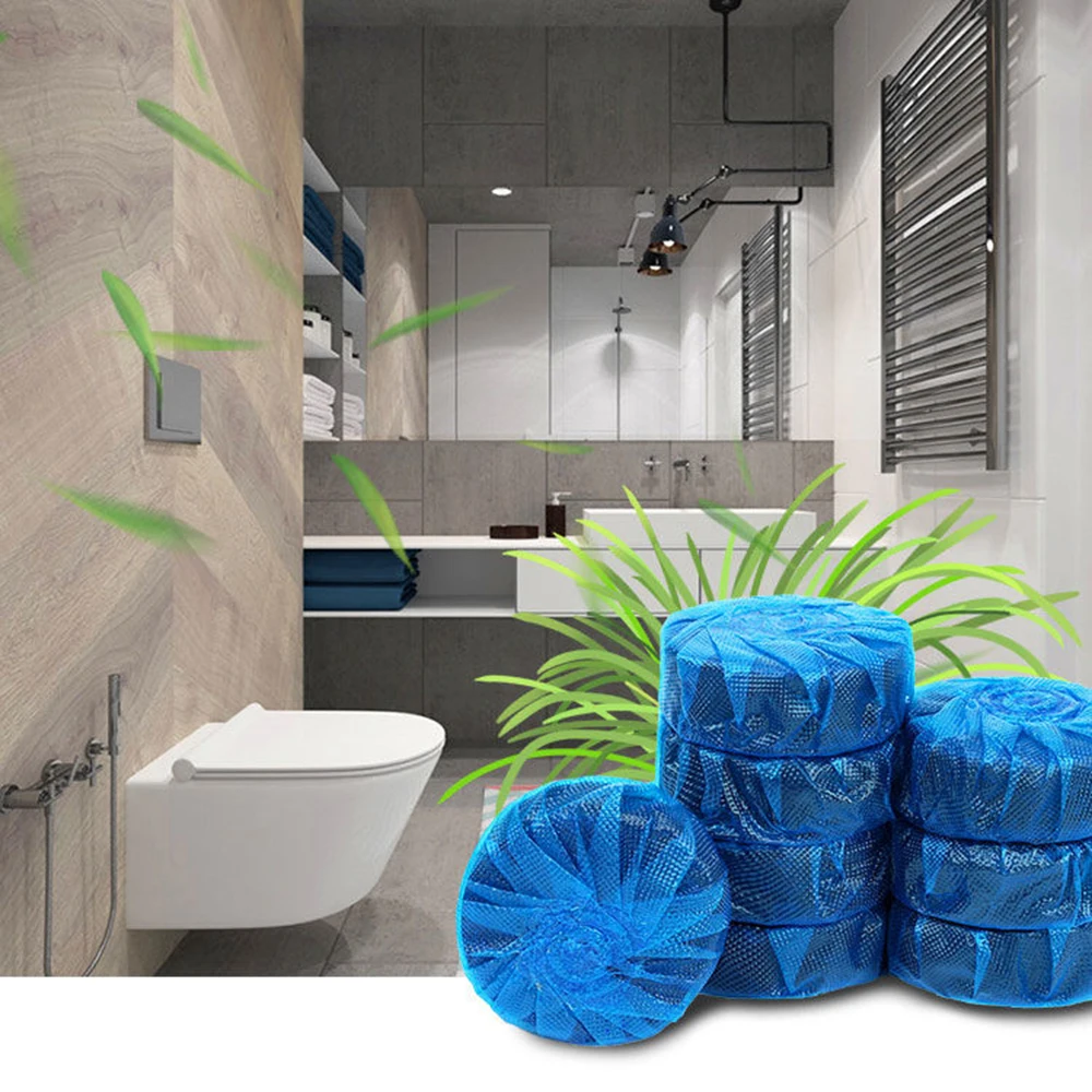 

5 pcs Multifunctional Cleaner Blue Bubble Toilet Bao Automatic Flushing Toilet Spirit Toilet Cleaner Toilet Deodorant Block