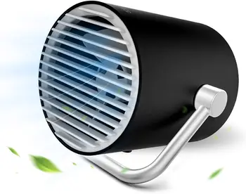 

EasyAcc Desktop fan USB fan Touch operation Quiet 30db Double blade reversal Mini Fan Strong wind power saving Small 2 speed