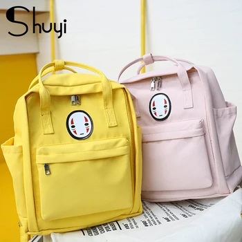 

2020 New Nylon Printing School Bag For Teenagers Girls Student High Quality Women Travel Laptop School Backpacks Female Book Bag