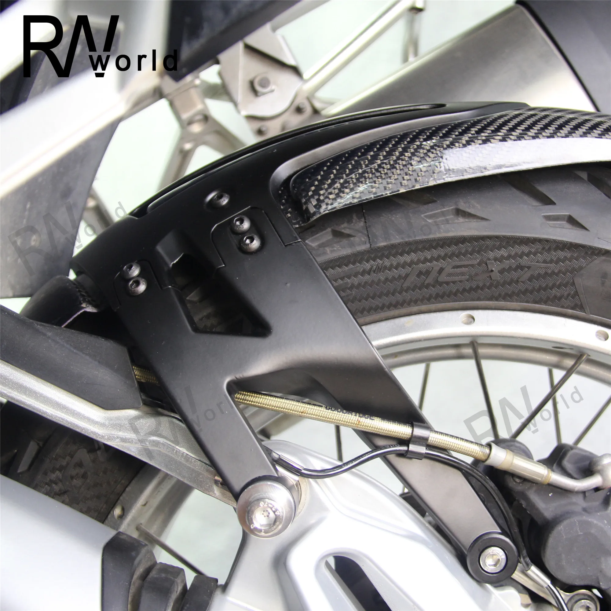 Motorcycle Carbon Fiber Rear Fender For BMW R1200GS 2013 2018 Wheel