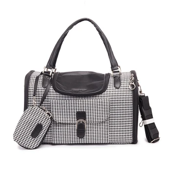 

Small Dog Cat Carrier Bag Handbag Leather Puppy Outdoor Travel Bag Carry Tote Foldable Shopping Bag Portable Pet Dog Chihuahua
