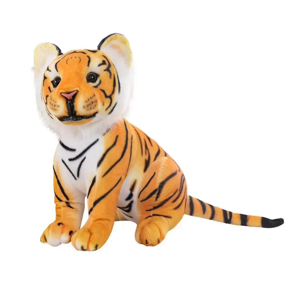 

Practical Plush Tiger Vivid Appearance Decorative Toy Stuffed Tiger Doll Kids Birthday Present Tiger