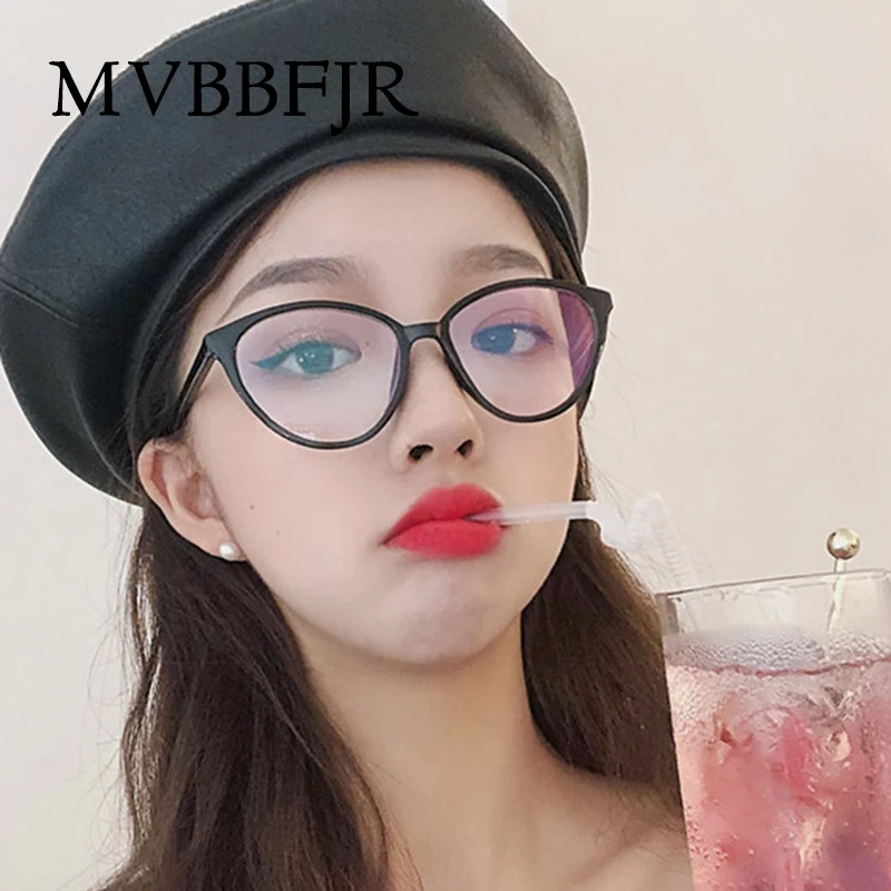 MVBBFJR модные очки кошачий глаз для мужчин и женщин оправа винтажные Ретро