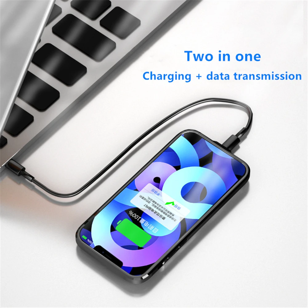 Тонкий чехол с внешним аккумулятором для iPhone 12 Pro Max Mini зарядным устройством чехлы