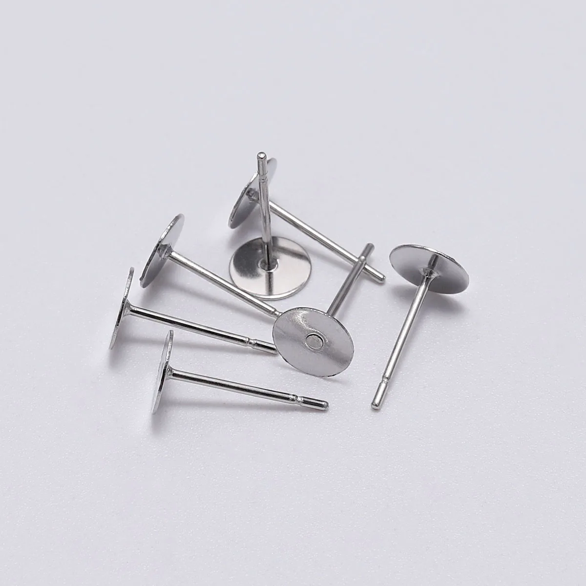 DIY kit earrings sleepers teapots old pink and metal bronze