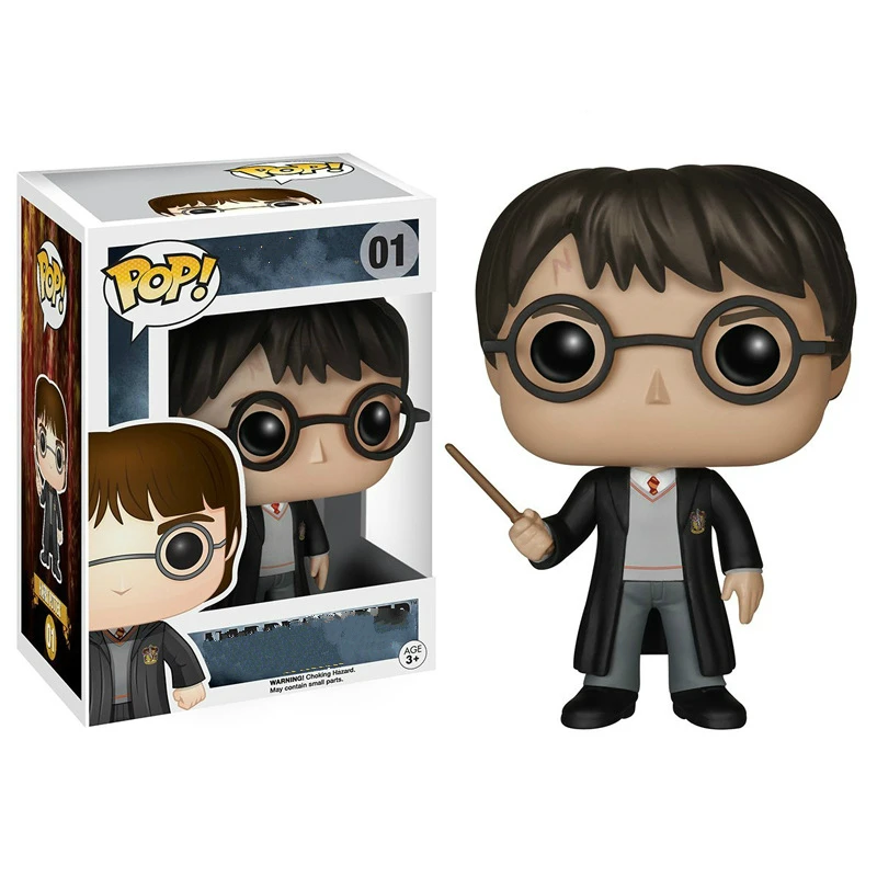 Funko Pop Харри Поттер Снейп Луна Добби Минерва Фигурки ПВХ модель мальчик игрушки на день рождения Рождественский подарок