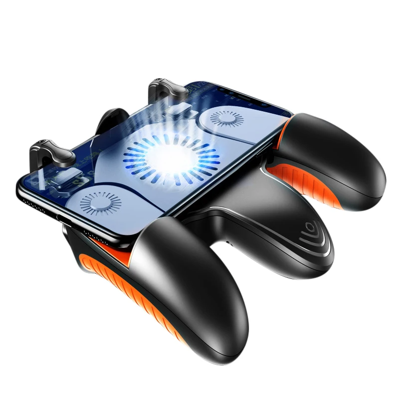 

For Pubg Controller Mobile Game Shooter Pubg Trigger Fire Button For IPhone Android Phone Gamepad Joystick Cooling Cooler Fan