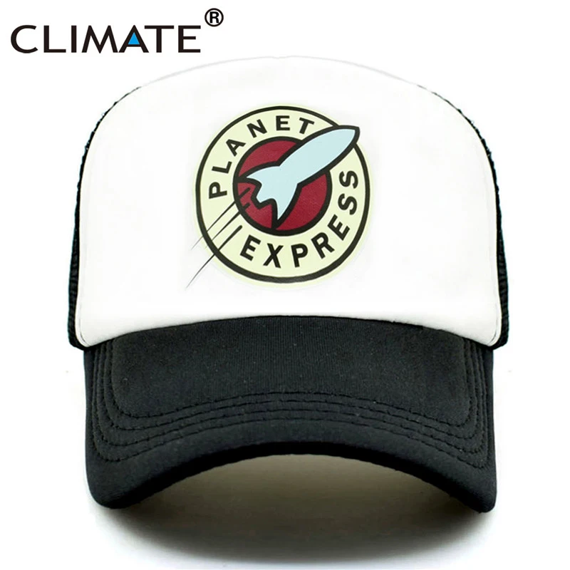 CLIMATE Planet Express Кепка Дальнобойщика шляпа смешные космические сетчатые шапки