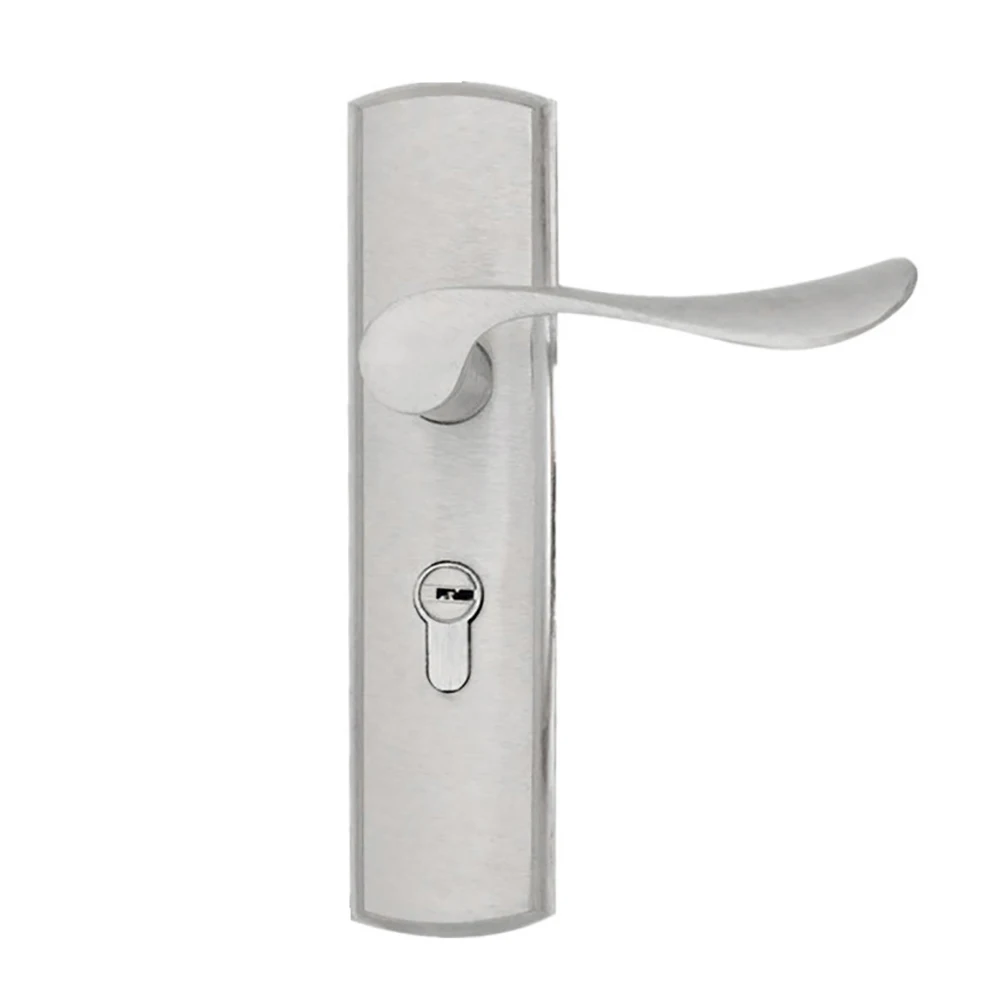 Универсальный легкий алюминиевый сплав внутренние ворота дверная ручка замок Противоугонная Домашняя безопасность оборудование с 3 ключами