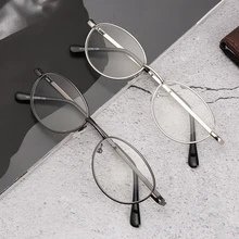 Новинка, металлические очки для чтения, унисекс, для пожилых, ультра-светильник, полимерные очки, очки для дальнозоркости, синий светильник, блокирующий зрение, уход+ 1,00~+ 4,0