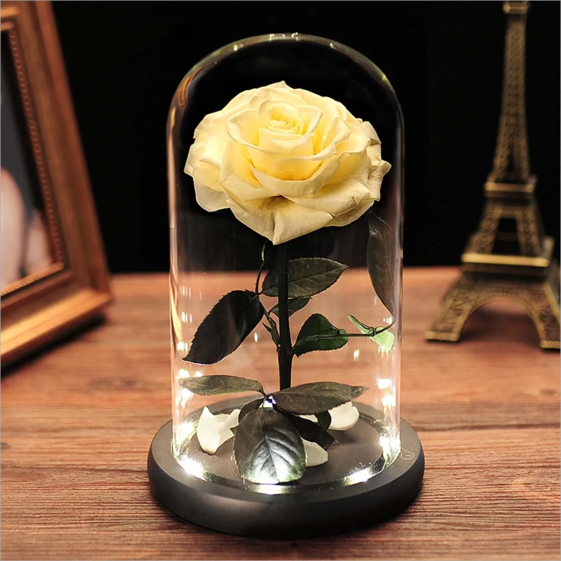 

Imported eternal natural flower gift box creative Qixi Festival, Teacher's Day, must-have gift