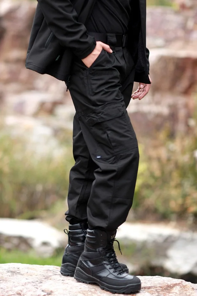 

511 Men Outdoor Plaid Pants Black And White with Pattern Training Pants Army Fans Bags Men's Tactical Pants Waterproof Scratch C