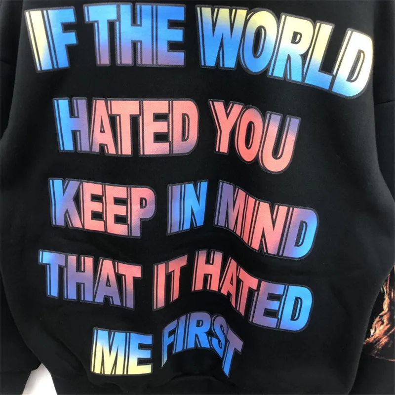 Новые и надписью «Jesus Is King пуловер Kanye West Толстовка Для мужчин Для женщин высокое качество пуловер