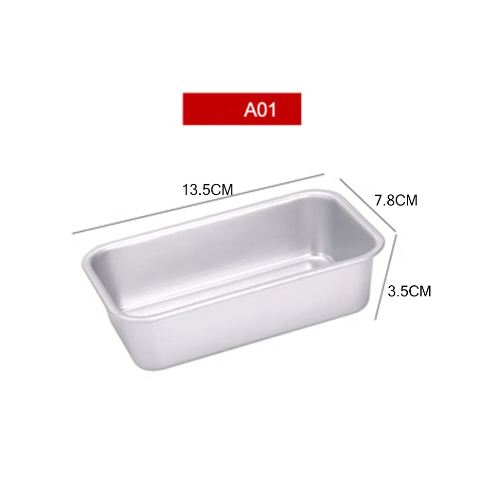 Bakeware Bread Toast Baking Pan Aluminum Alloy Rectangle Cake Mold Non-stick Lightweight Easy To Clean |