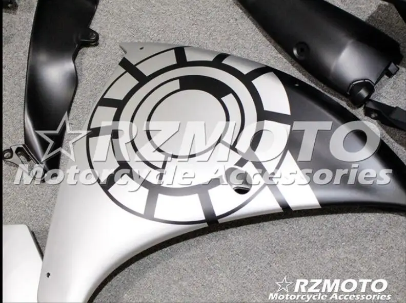ABS форма мотоцикла Обтекатели подходят для Yamaha YZF-1000-R1 2009 2010 2011 09 10 11 обтекатель кузова Набор матовый черный серебристый