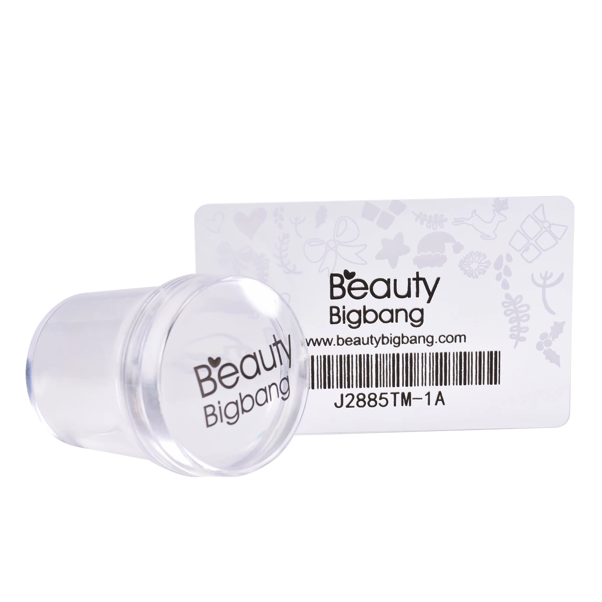 BeautyBigBang прозрачный штамп для ногтей Зефир прозрачная желе штамповка пластина штамп+ скребок для лака ногтей штамп искусство