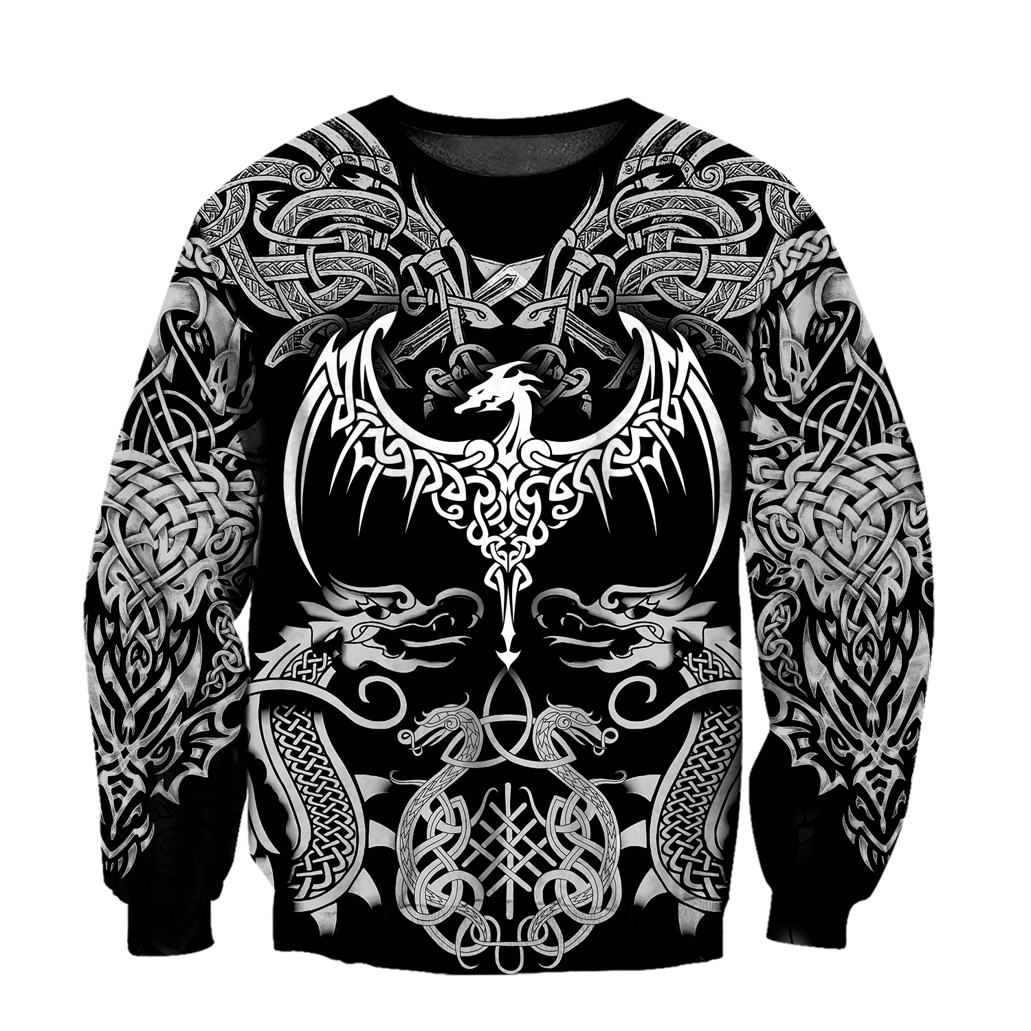 Armor Dragon Tattoo Art 3D Printed Unisex Deluxe Hoodie Men Sweatshirt Streetwear Zip Pullover Casual Jacket Tracksuit KJ0281