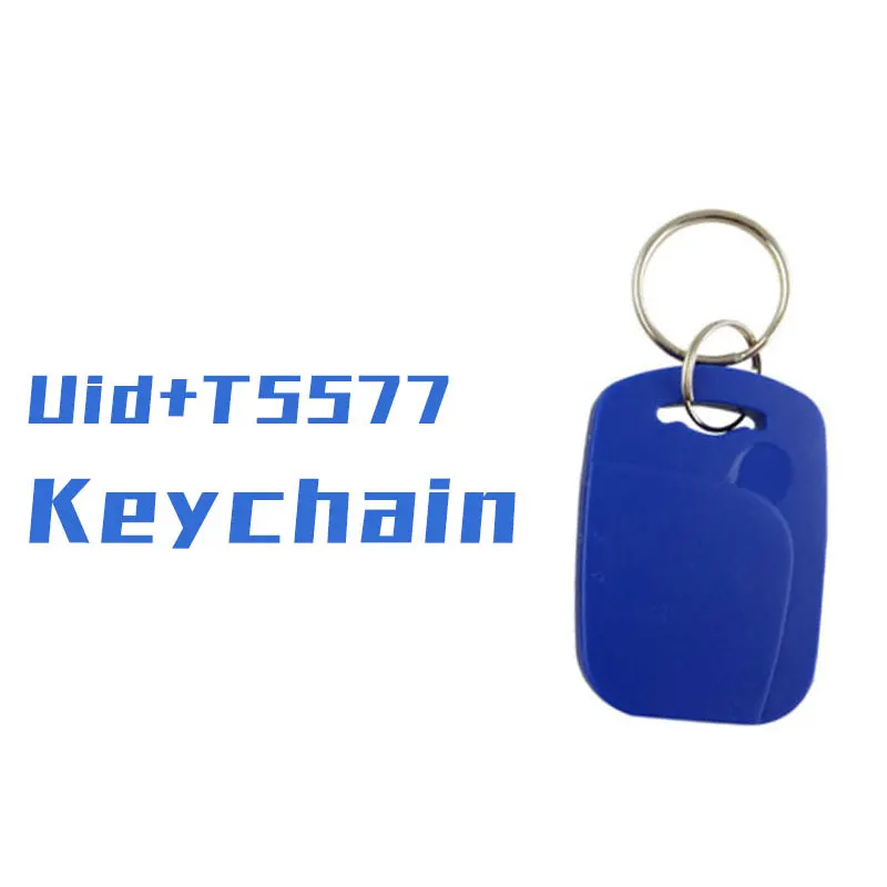 5/10pc UID+5577 RFID Tag Smart NFC Dual Chip IC+ID Composite Keychain 125KHZ EM4305 13.56MHZ Repeatable Erasable Access Card rfid blank cards rfid tags stickers blank smart ic cards