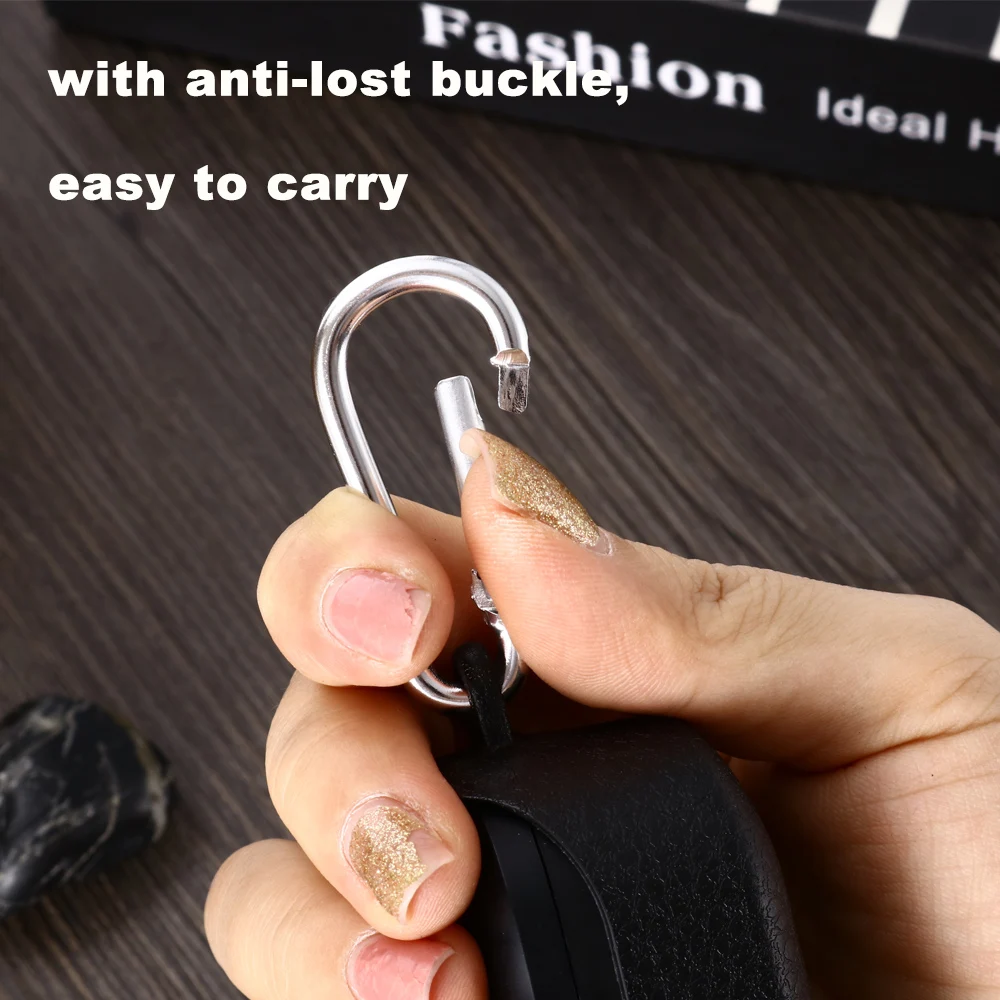 JINSERTA Мягкий ТПУ чехол для QCY T1 истинный беспроводной Bluetooth наушники защитный чехол с анти-потерянной пряжкой для QCY T2C/T2S
