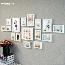 16 шт./компл. деревянная картинная рамка для стены природа твердой древесины Рамки стене висит фото рамки плаката рамы для картин домашнего декора